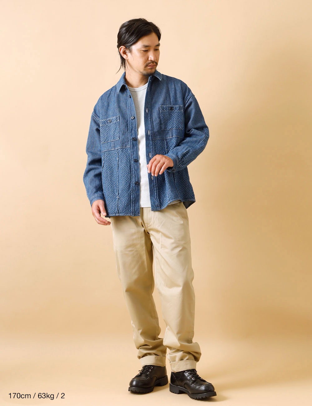 FDMTL｜PANEL SHIRT JACKET 3YR WASH