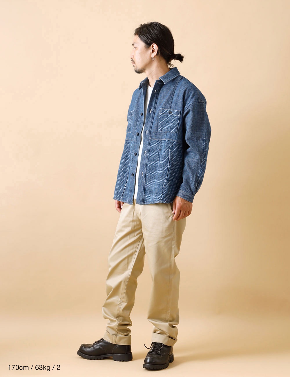 FDMTL｜PANEL SHIRT JACKET 3YR WASH