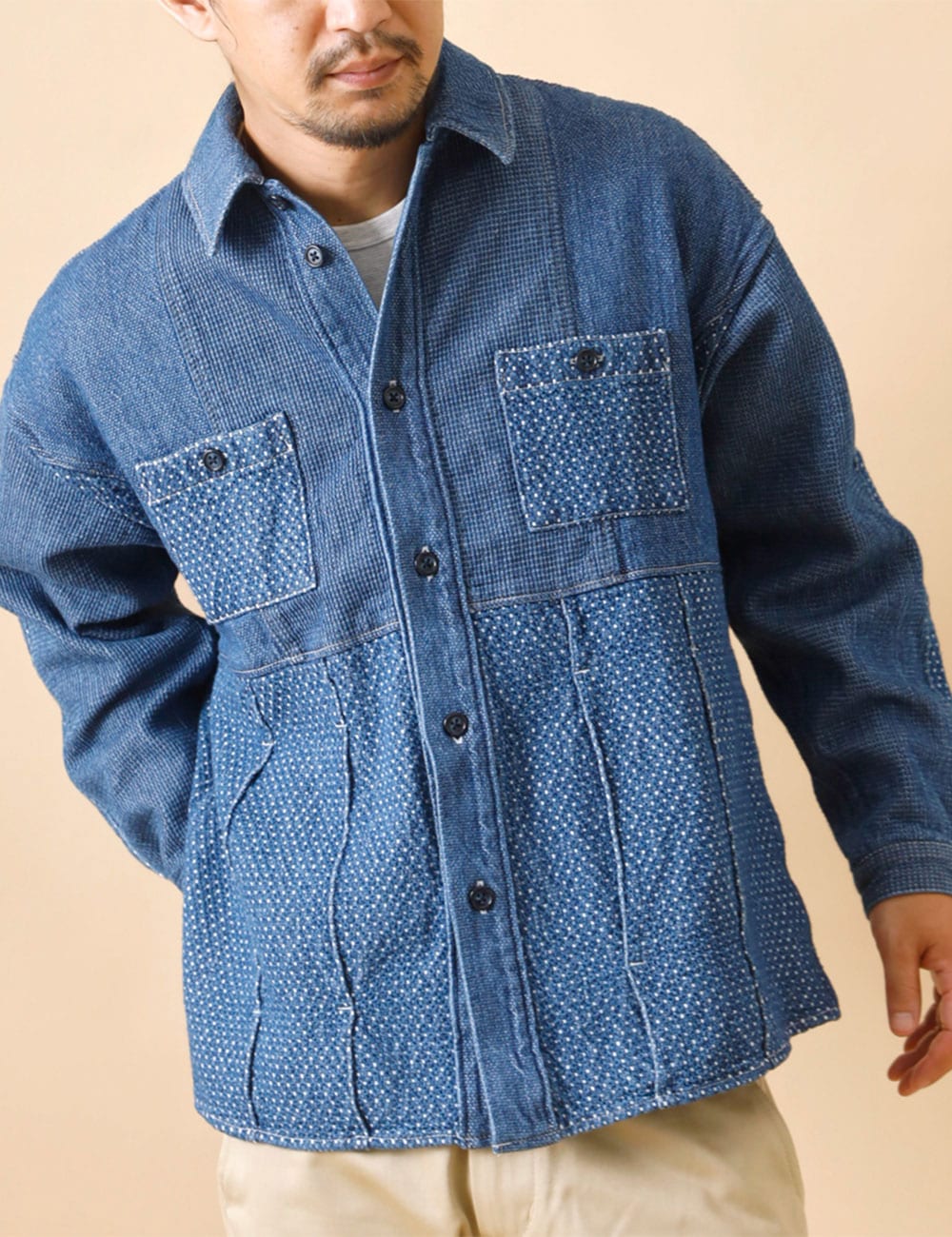 FDMTL｜PANEL SHIRT JACKET 3YR WASH