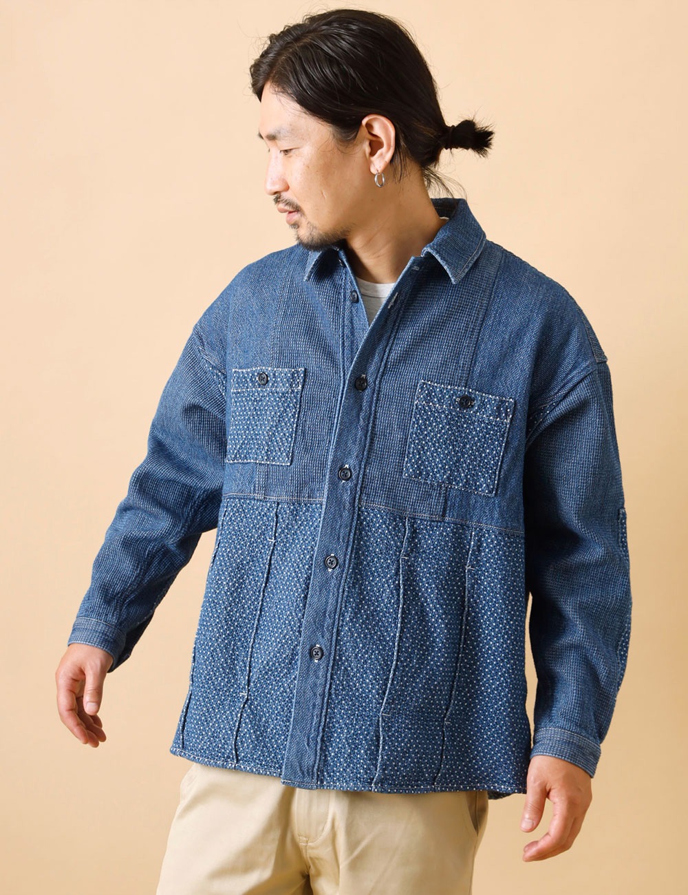 FDMTL｜PANEL SHIRT JACKET 3YR WASH