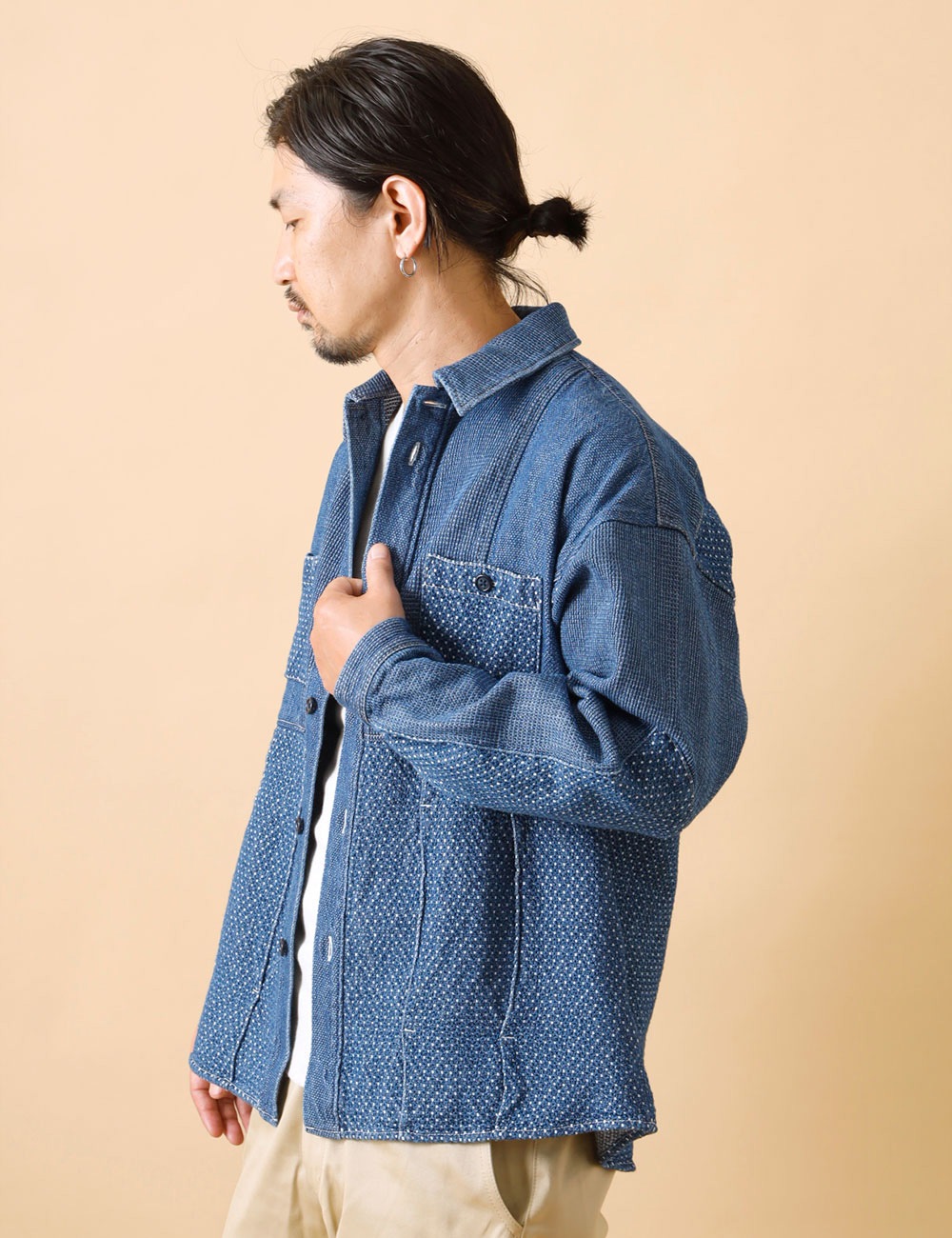 FDMTL｜PANEL SHIRT JACKET 3YR WASH