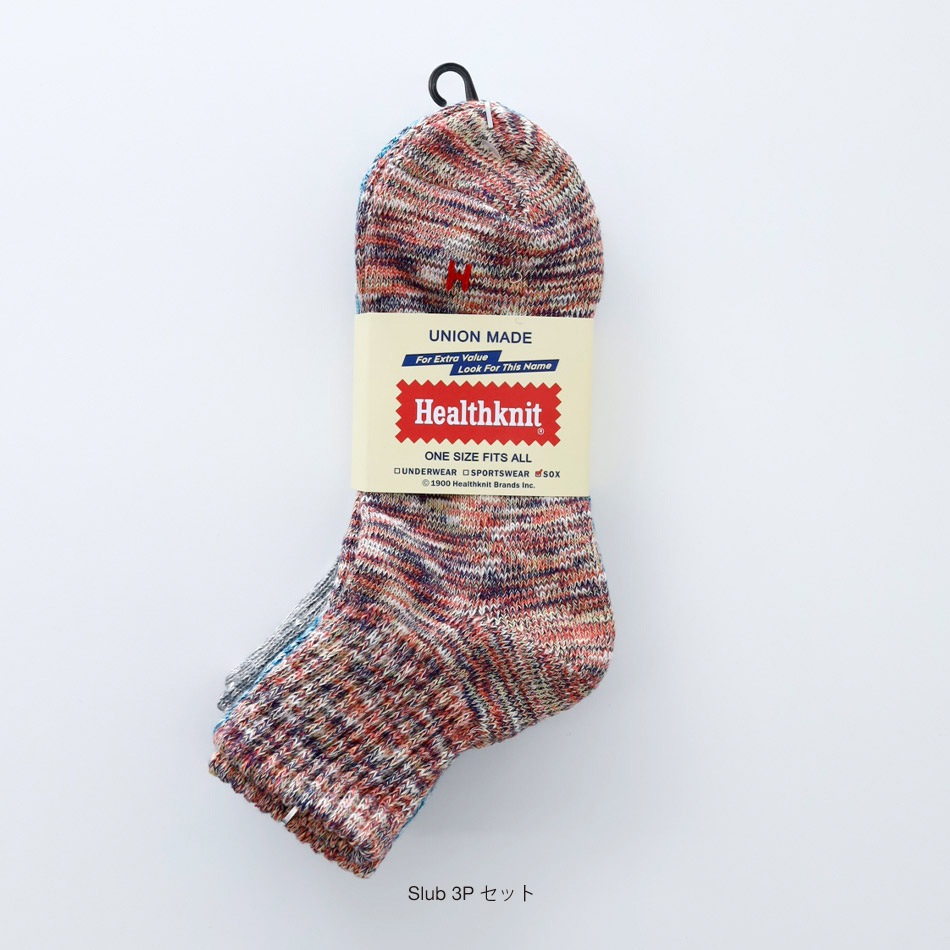 【HEALTHKNIT】3P SET MIDDLE CREW SOX