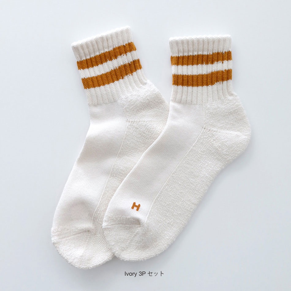【HEALTHKNIT】3P SET MIDDLE CREW SOX