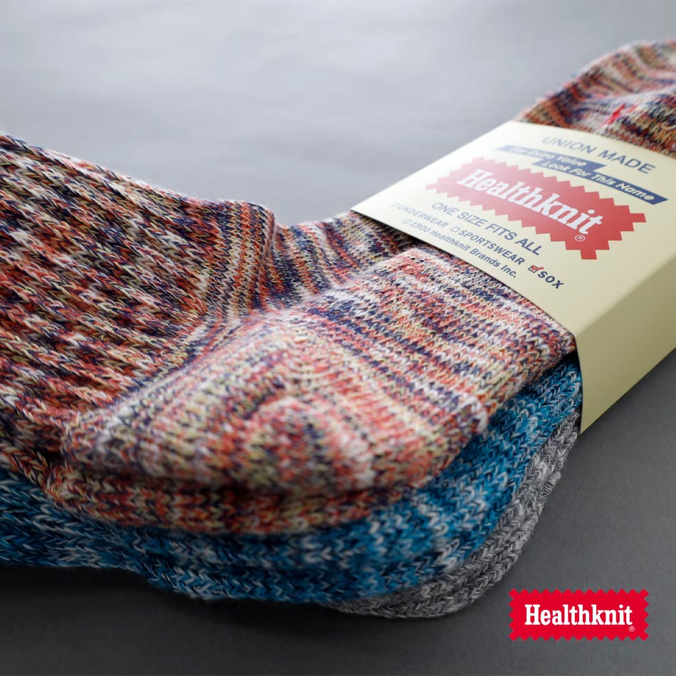 【HEALTHKNIT】3P SET MIDDLE CREW SOX