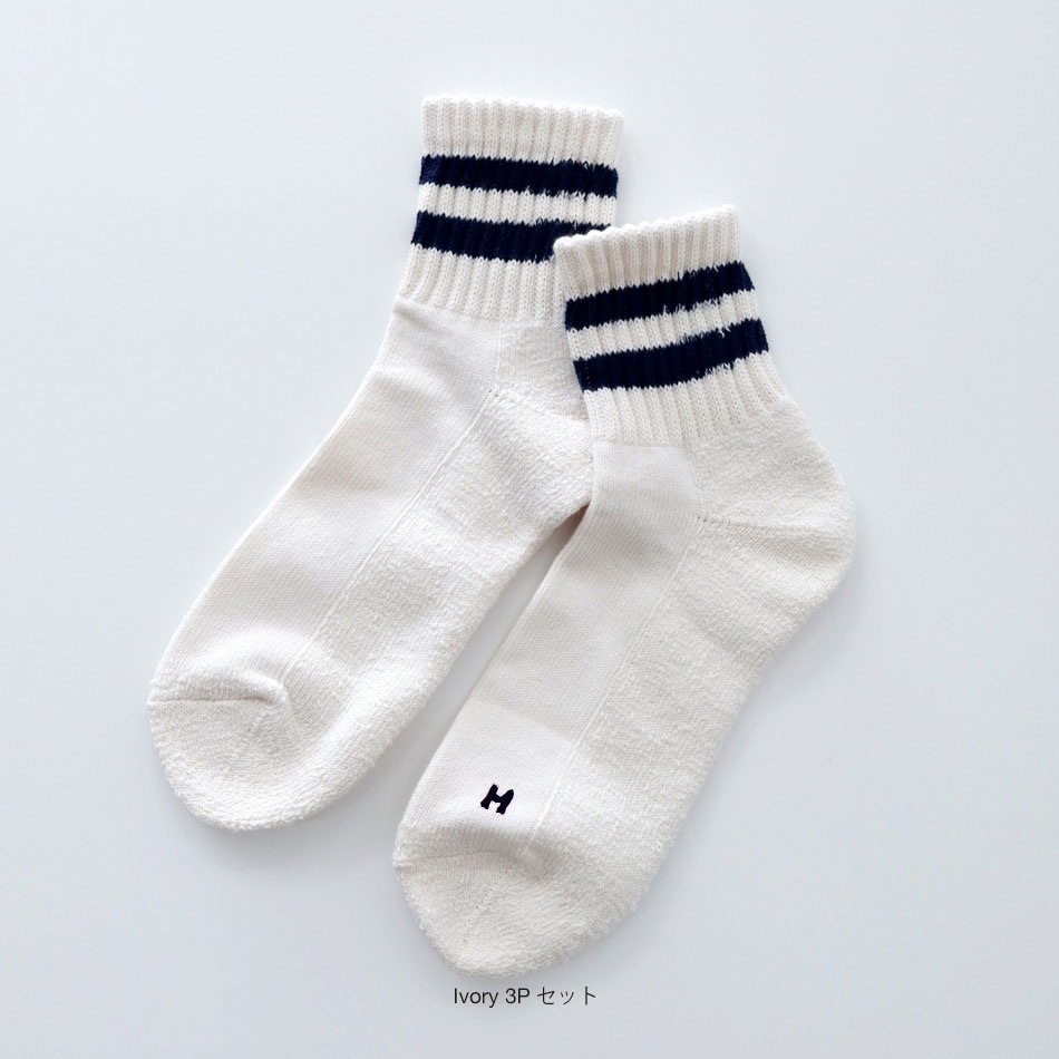 【HEALTHKNIT】3P SET MIDDLE CREW SOX
