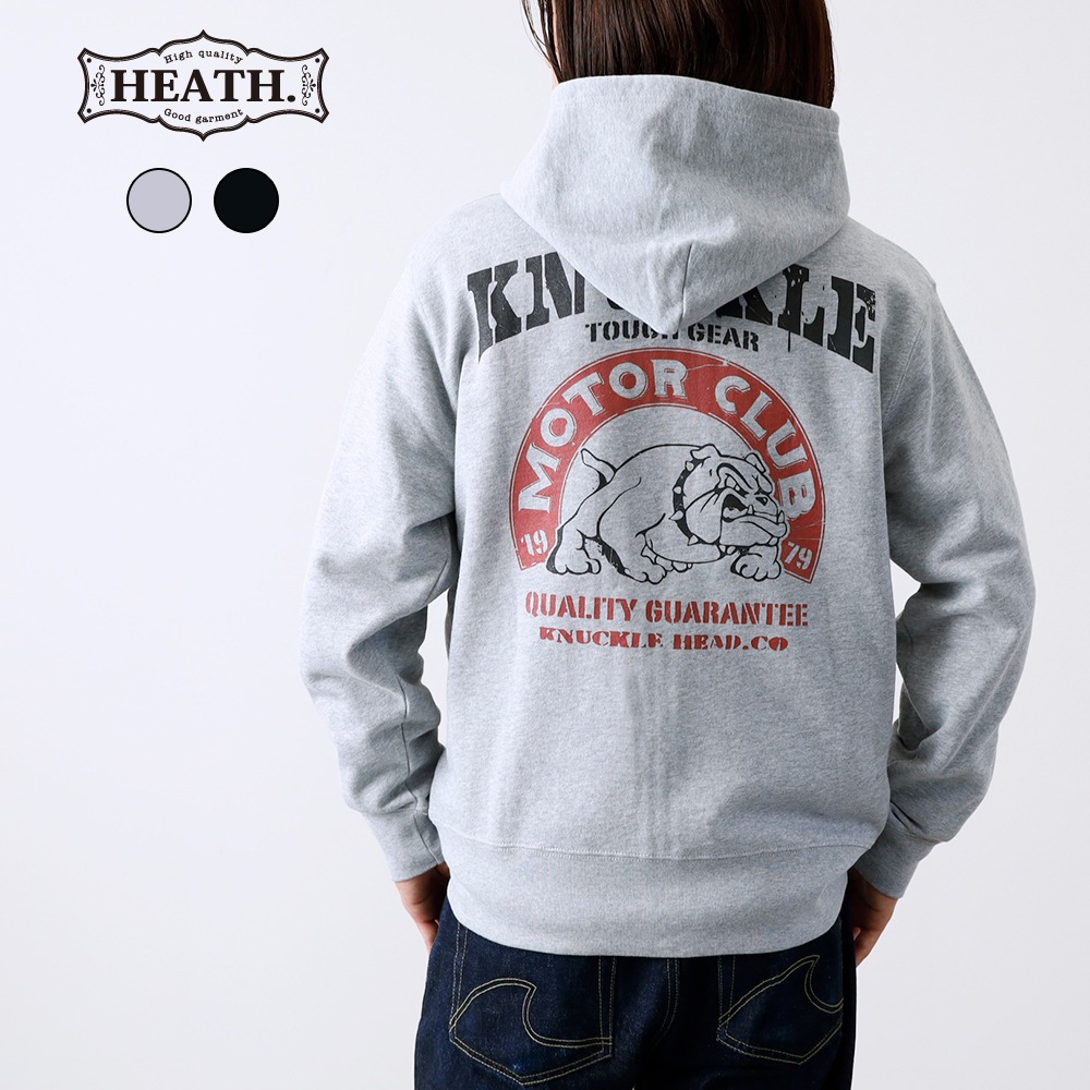 【KNACKERED】BULL ZIP P/K オリジナル ジップパーカー