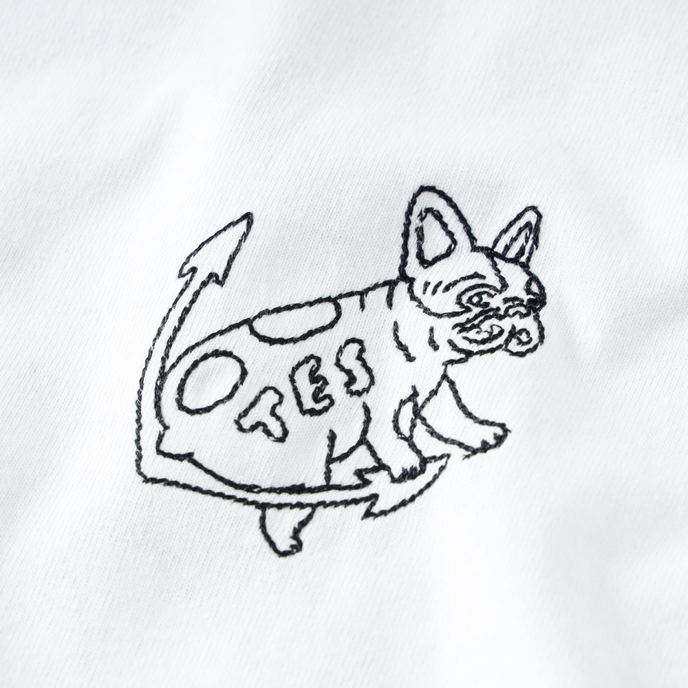 <10%OFF！ファミリーSALE！>◆TES（テス）バンダナ刺繍ロンT