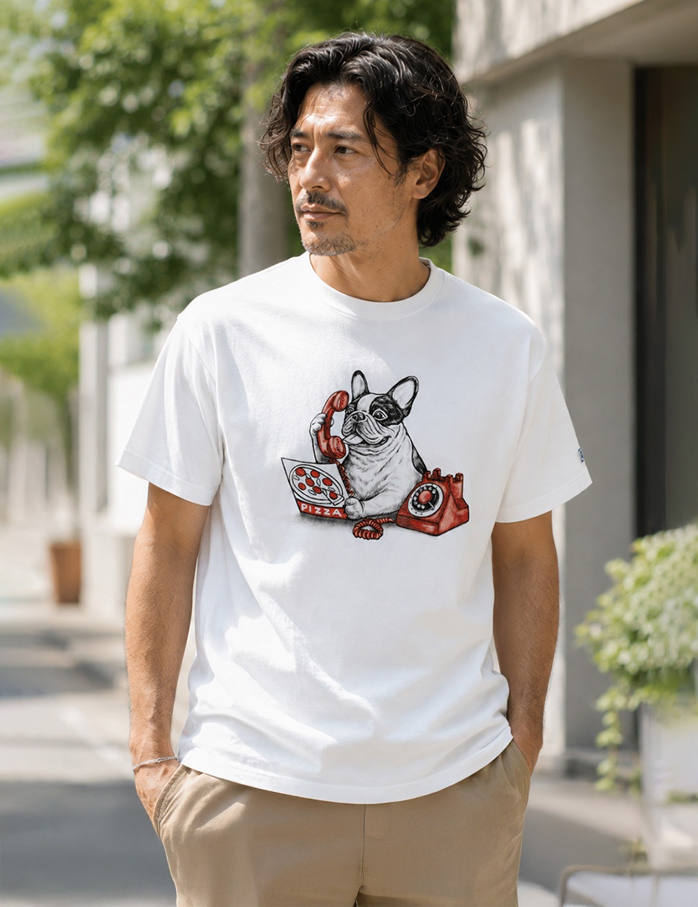 TES｜PIZZA DELIVERY T-SHIRT | 大人のアメカジ｜HEATH公式オンライン
