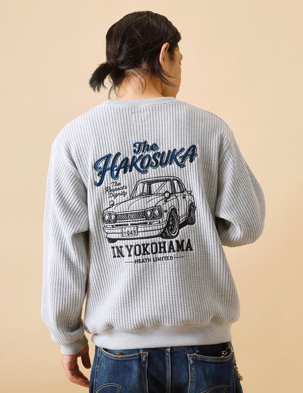 HEATH｜Waffle crew neck 