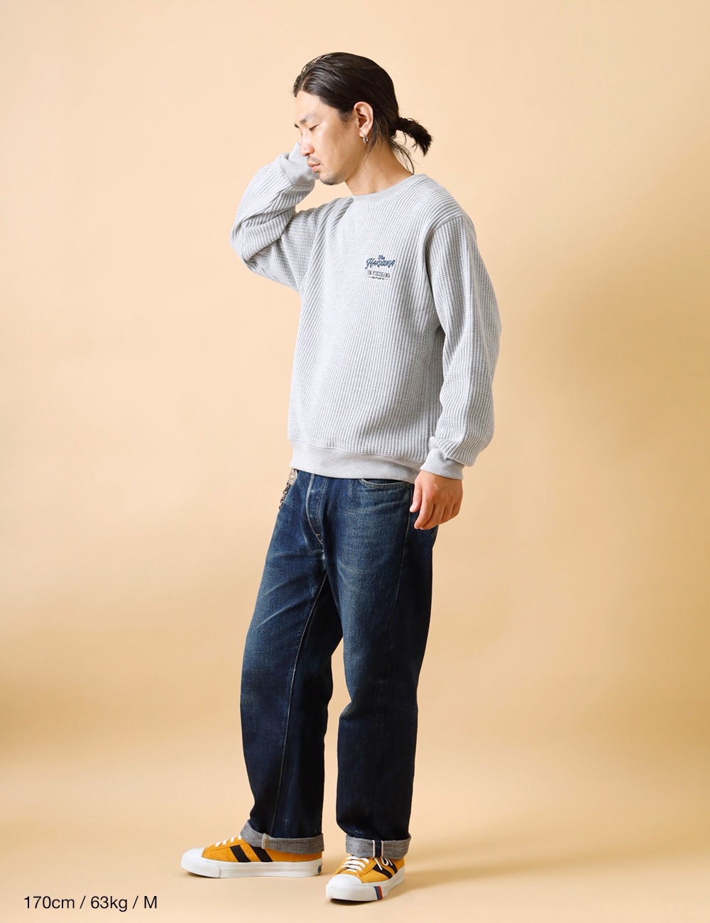 HEATH｜Waffle crew neck 