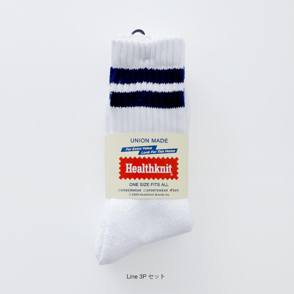 【HEALTHKNIT】3P SET CREW SOX