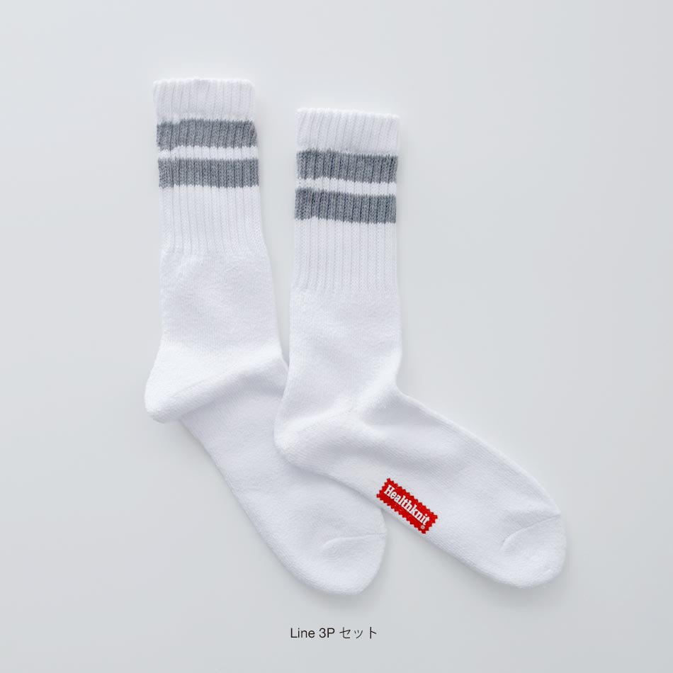 【HEALTHKNIT】3P SET CREW SOX
