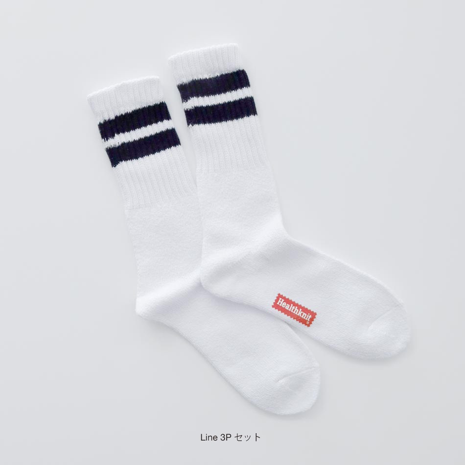 【HEALTHKNIT】3P SET CREW SOX