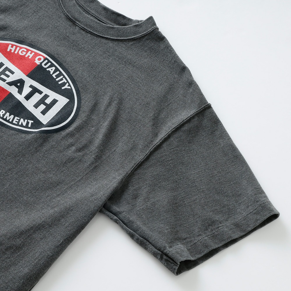  【HEATH】HEAVY CREW NECK PRINT TEE 日本製 クルーネックプリントTシャツ