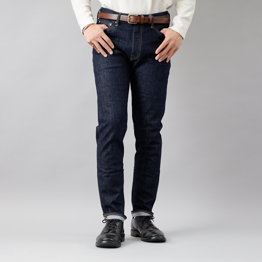 23%OFF【横濱デニム】STRETCH TAPERED JEANSストレッチテーパードジーンズ