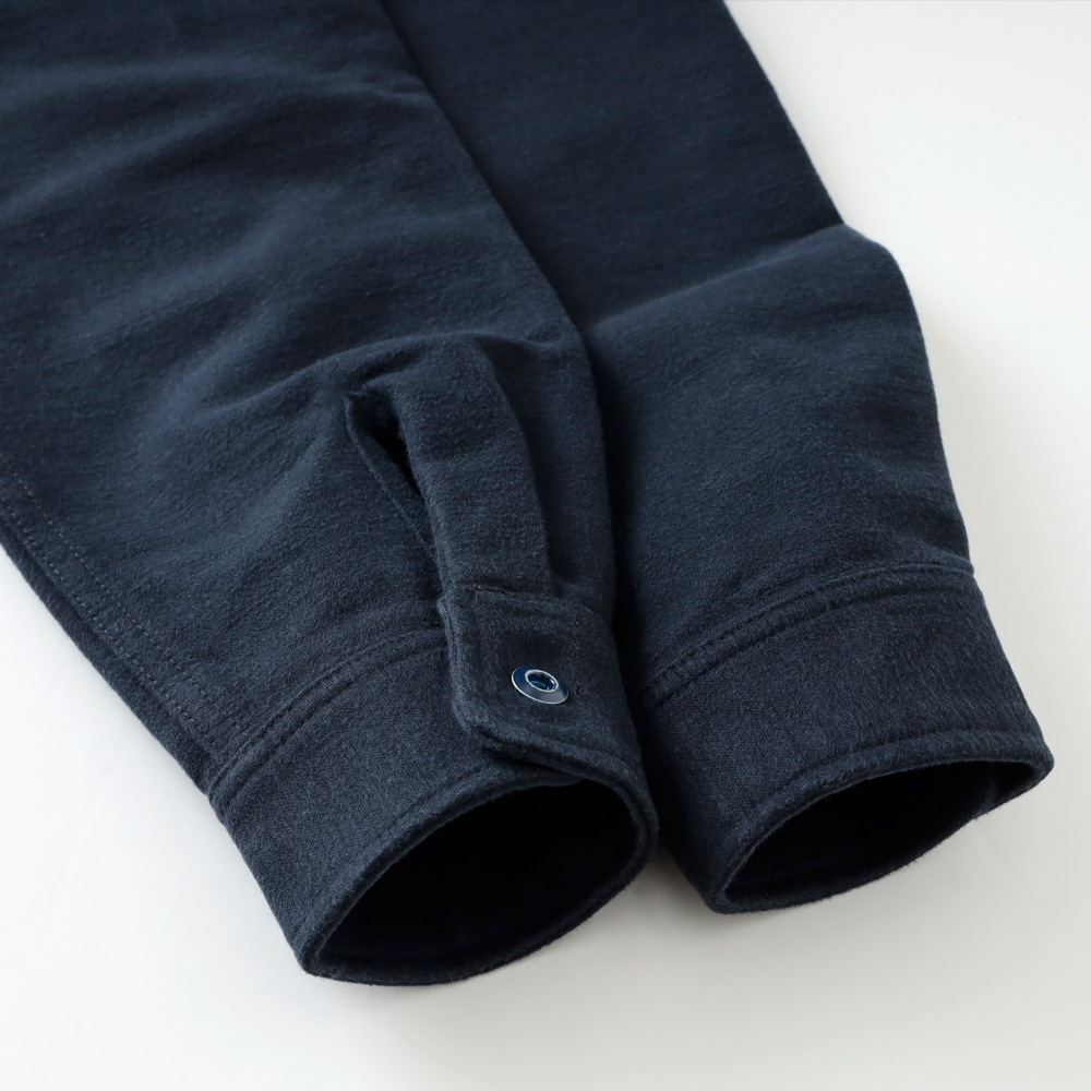 BLUEPORT（ブルーポート）ヘビーコットンメルトン シャツジャケット