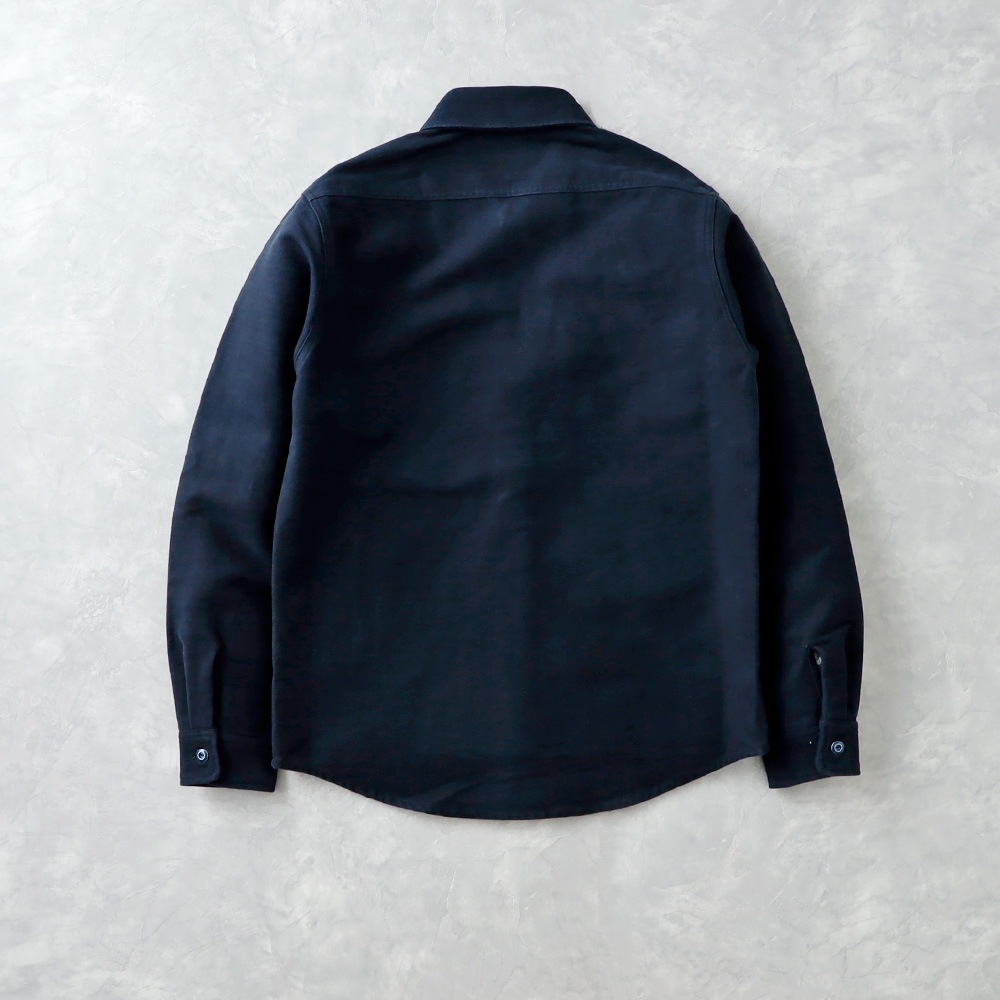 BLUEPORT（ブルーポート）ヘビーコットンメルトン シャツジャケット