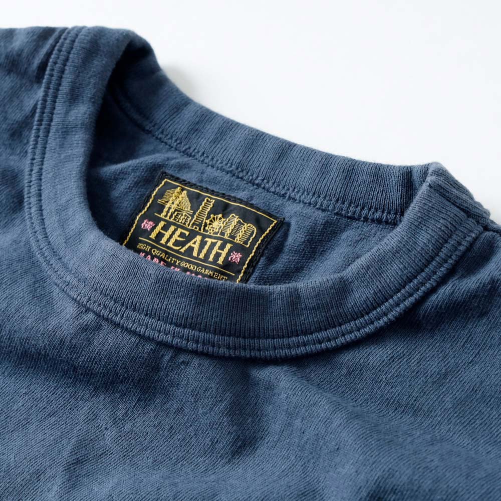 HEATH(ヒース)日本製 オリジナル クルーネック ポケットTシャツ