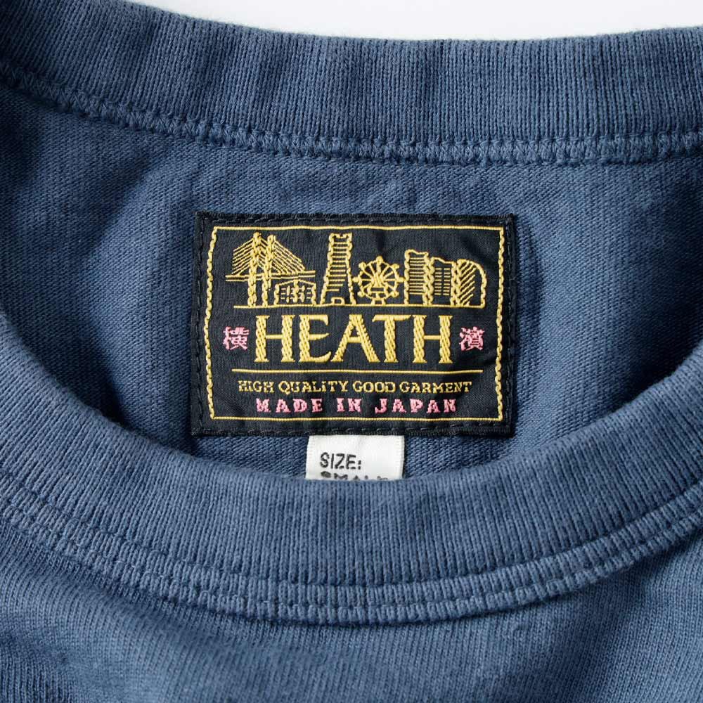 HEATH(ヒース)日本製 オリジナル クルーネック ポケットTシャツ