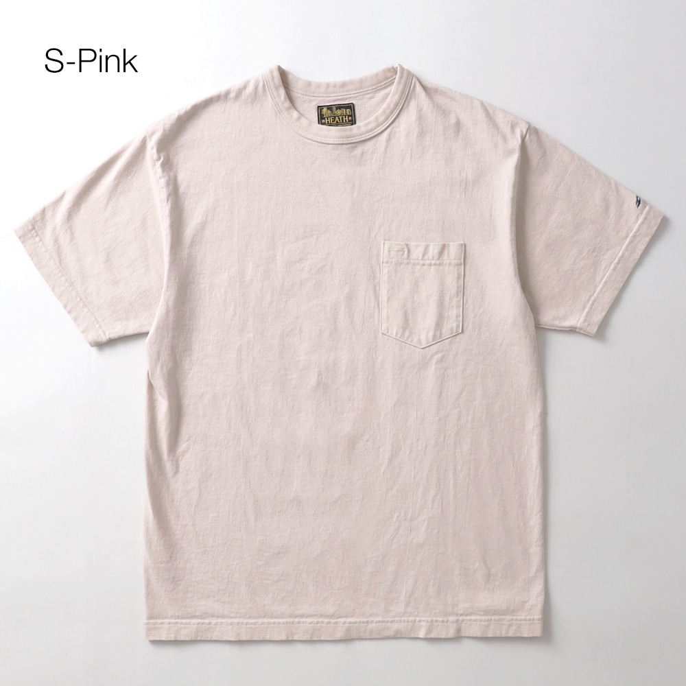 HEATH(ヒース)日本製 オリジナル クルーネック ポケットTシャツ