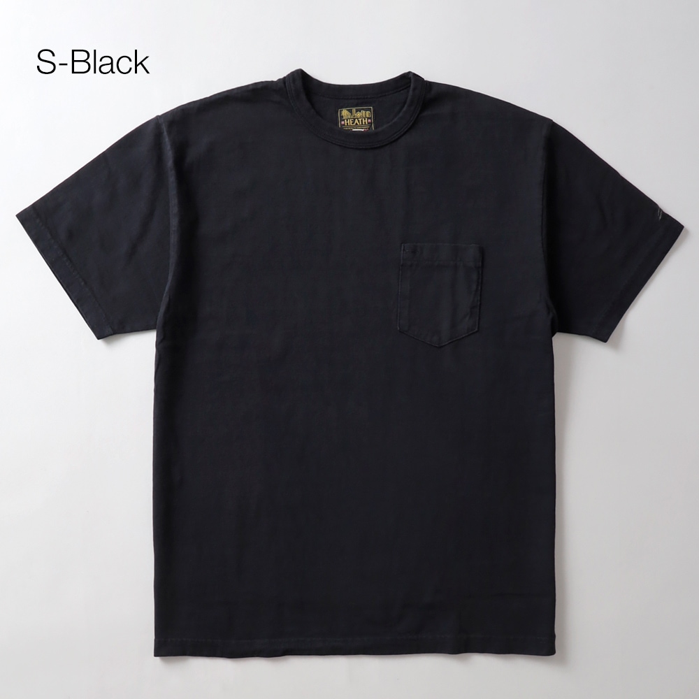 HEATH(ヒース)日本製 オリジナル クルーネック ポケットTシャツ