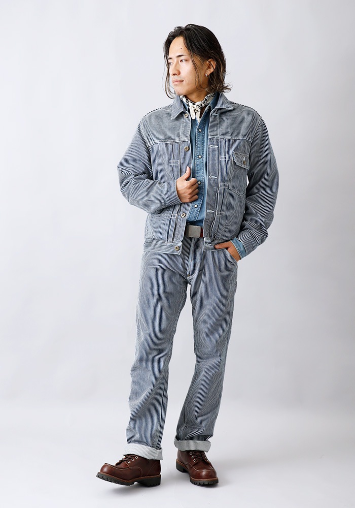 BLUEPORT（ブルーポート）ヒッコリー ダックジャケット