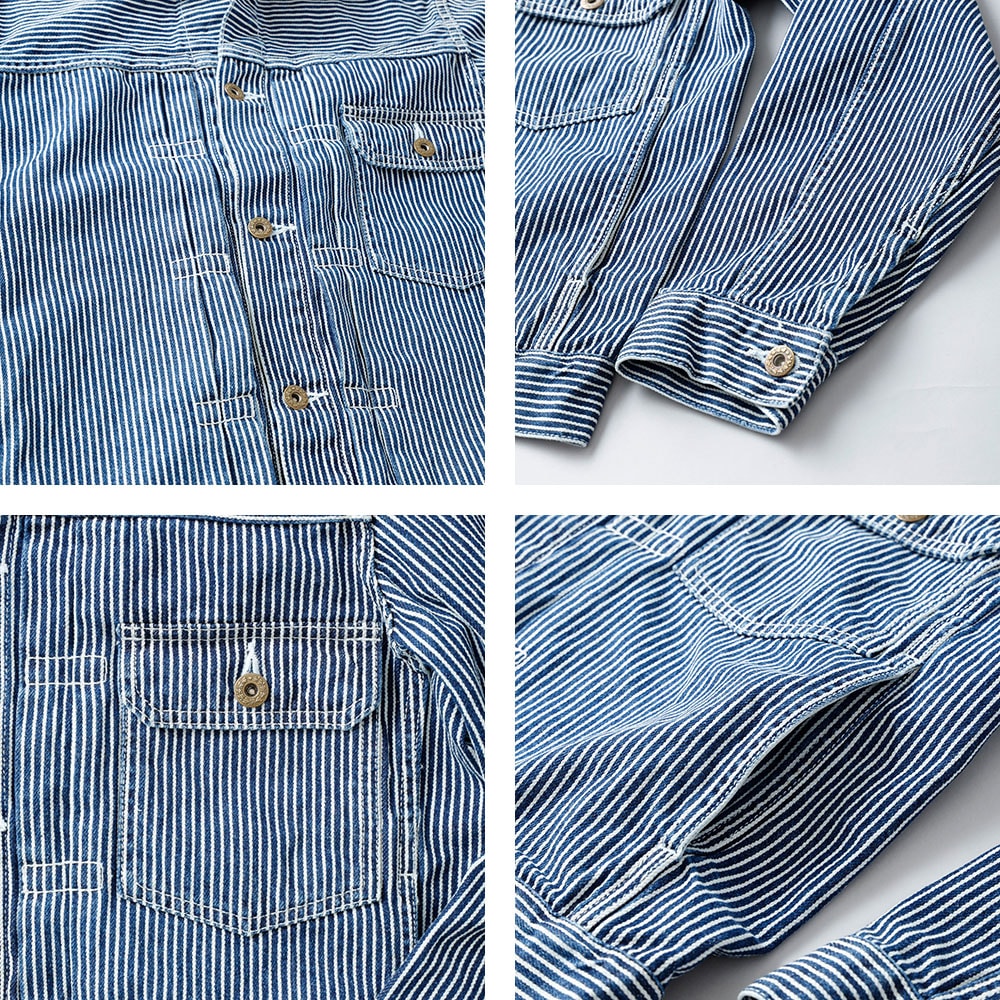 BLUEPORT（ブルーポート）ヒッコリー ダックジャケット