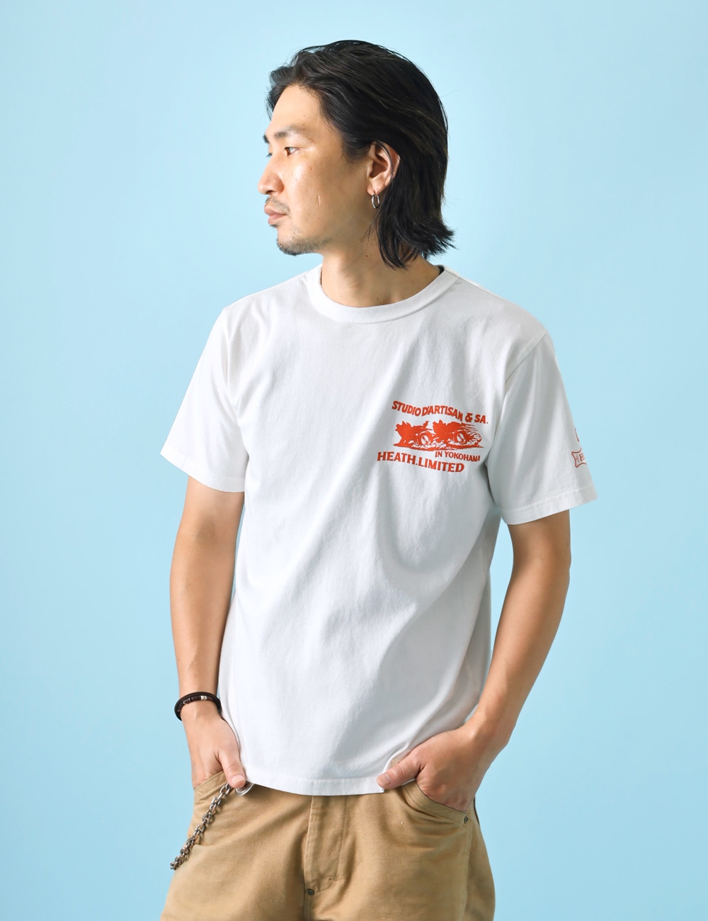 HEATH×STUDIO D'ARTISAN｜別注USコットンTシャツ 