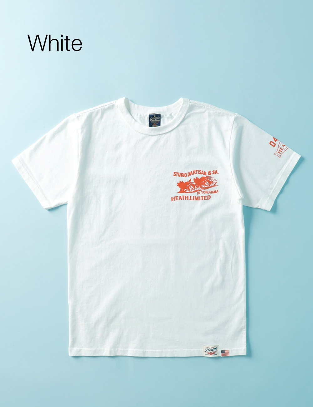 HEATH×STUDIO D'ARTISAN｜別注USコットンTシャツ 