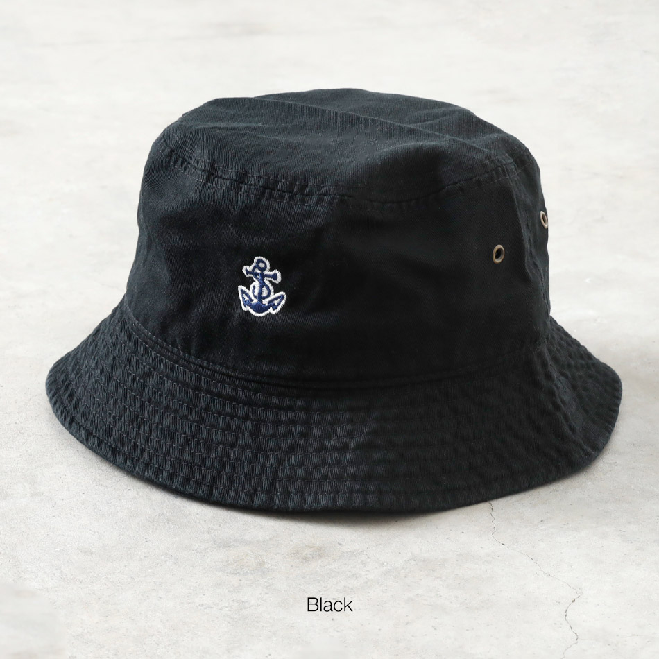 <10%OFF！ファミリーSALE！>◆【BLUE PORT】ANCHOR BUCKET HAT