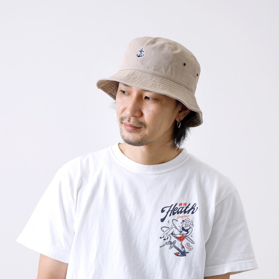 <10%OFF！ファミリーSALE！>◆【BLUE PORT】ANCHOR BUCKET HAT