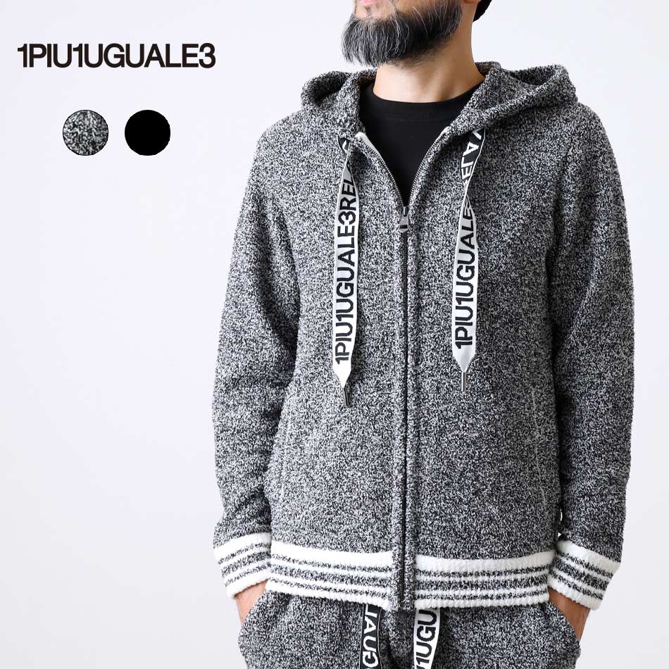 <10%OFF！ファミリーSALE！>◆【1PIU1UGUALE3 RELAX】KNIT ZIP P/Kニットジップパーカー