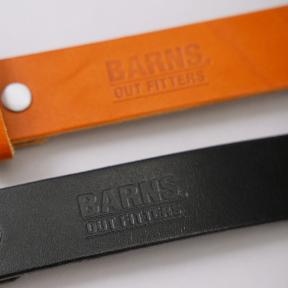 【新色入荷】BARNS OUTFITTERS （バーンズ） スタッズ 栃木レザーベルト 30mm