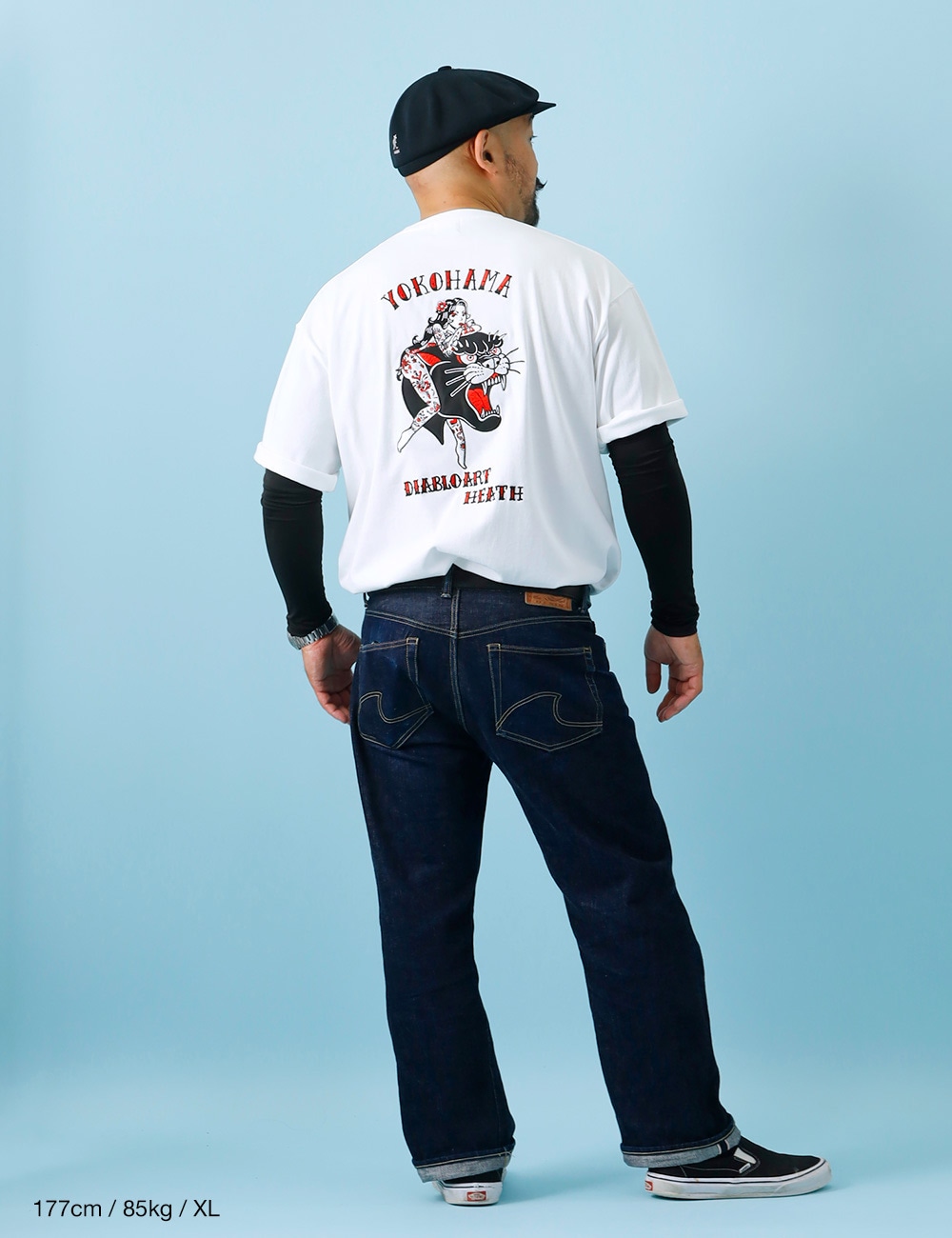 HEATH×Diablo Art｜9.1オンス刺繍Tシャツ