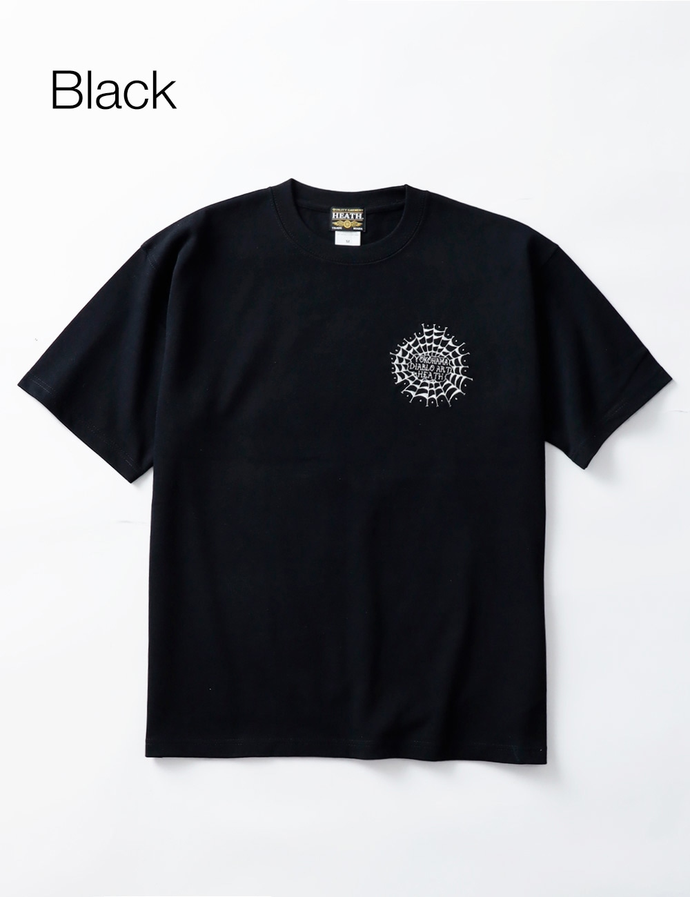 HEATH×Diablo Art｜9.1オンス刺繍Tシャツ