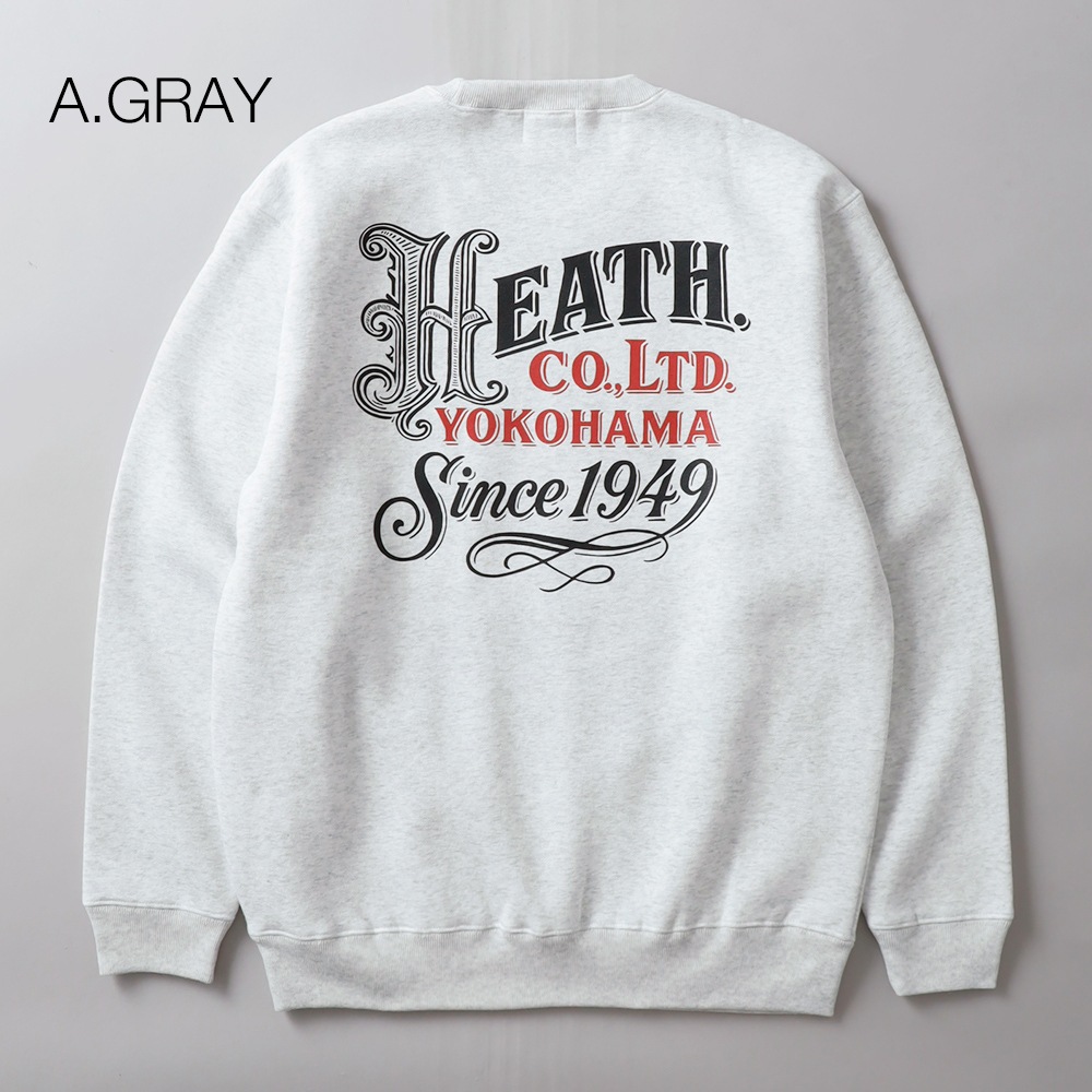 HEATH（ヒース）オリジナル 裏起毛スウェット 