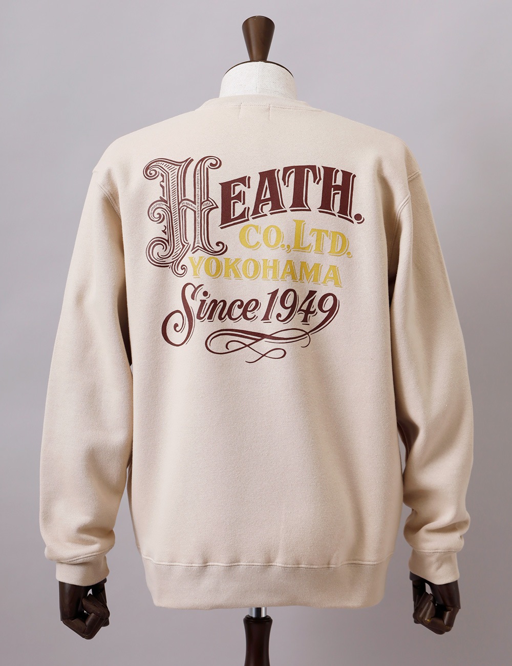 HEATH（ヒース）オリジナル 裏起毛スウェット 