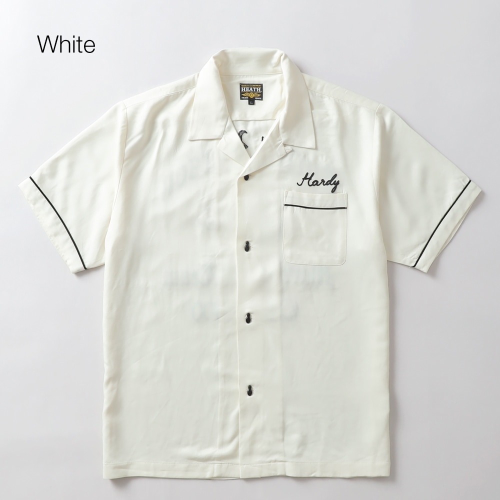 HEATH(ヒース)刺繍ボーリングシャツ