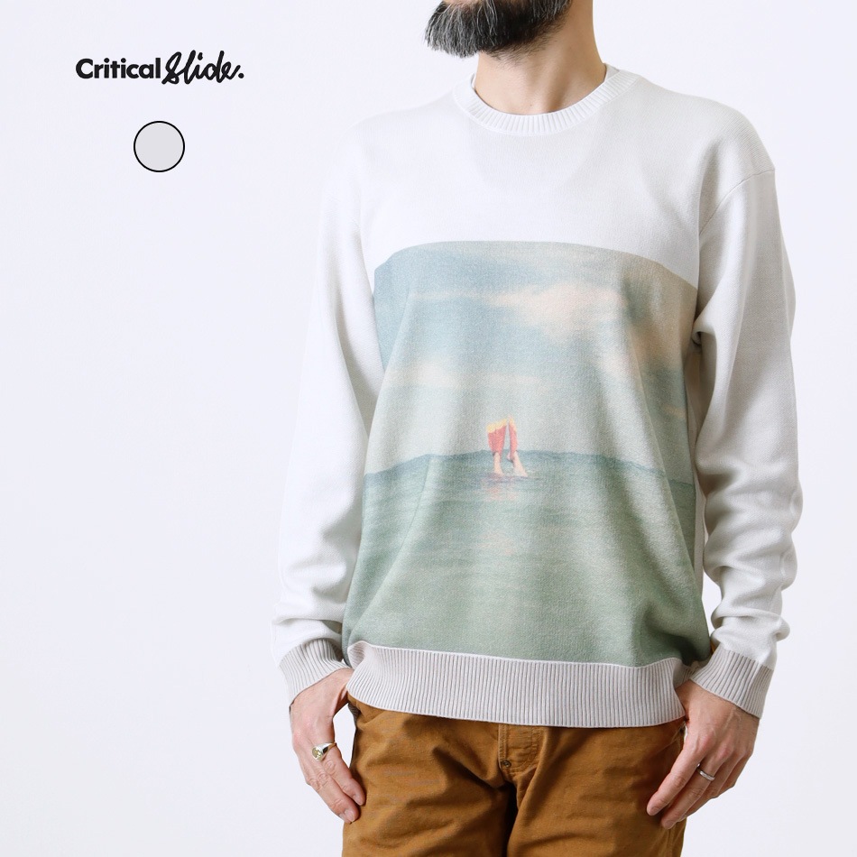 【TCSS】PHOTO KNIT フォトプリントニット