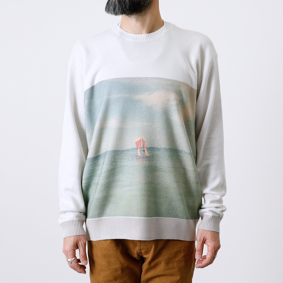 【TCSS】PHOTO KNIT フォトプリントニット