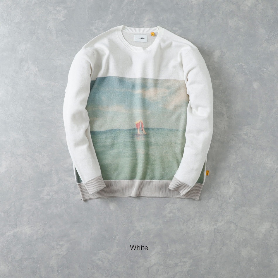 【TCSS】PHOTO KNIT フォトプリントニット