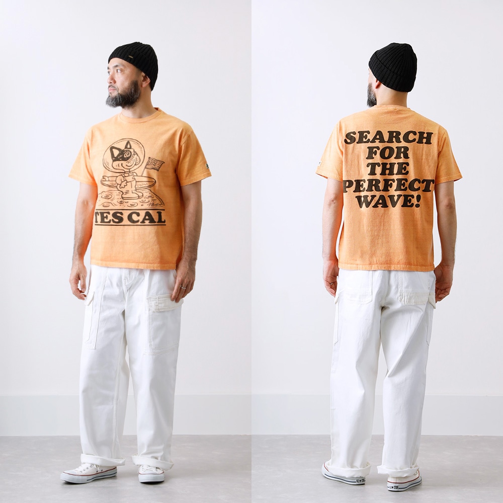 【TES】TES VINTAGE GRAPHIC PIGMENT TEE グラフィックピグメント Tシャツ