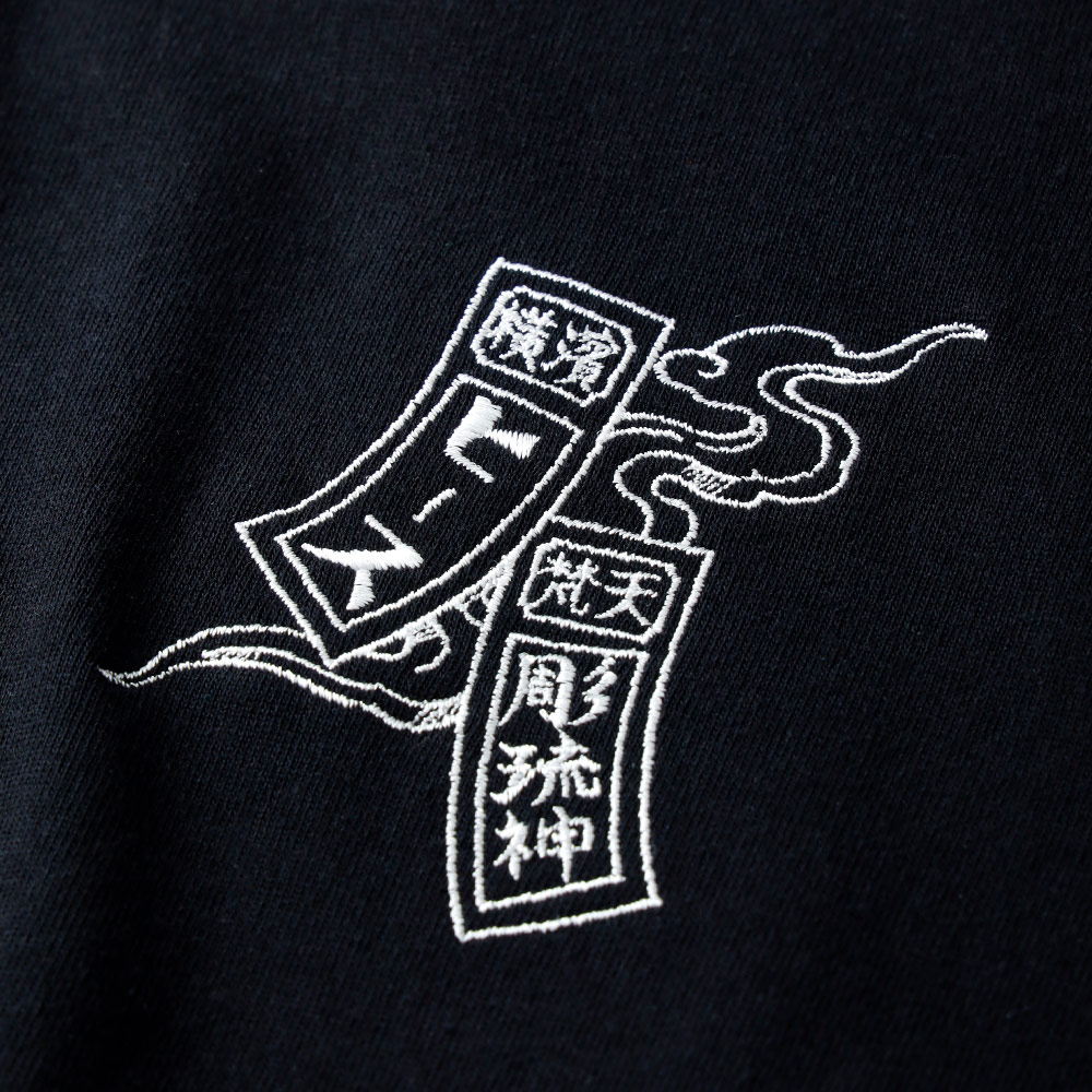 <10%OFF！ファミリーSALE！>◆HEATH × Diablo Art（ヒース x ディアブロアート）超極厚9.1オンス刺繍Tシャツ 