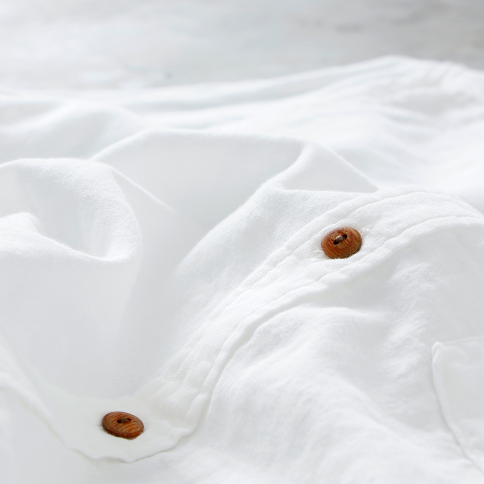 【BLUEPORT】W-GAUZE LONG SLEEVE SHIRT