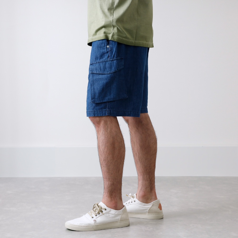 【SCOTCH&SODA】DENIM CARCO SHORT PANTS デニムカーゴショーツ