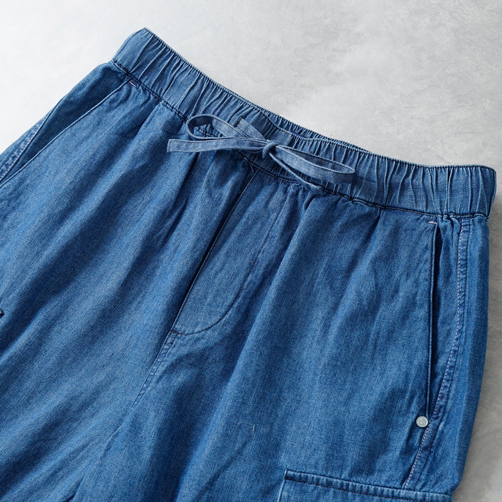 【SCOTCH&SODA】DENIM CARCO SHORT PANTS デニムカーゴショーツ