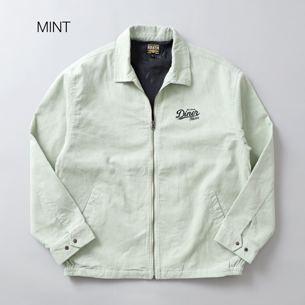 HEATH（ヒース）刺繍コーデュロイジャケット