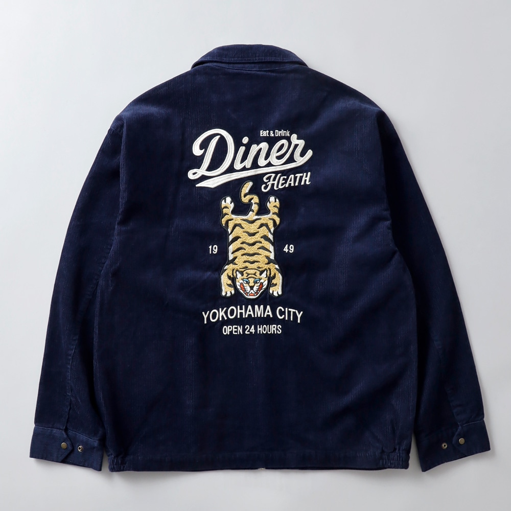 HEATH（ヒース）刺繍コーデュロイジャケット