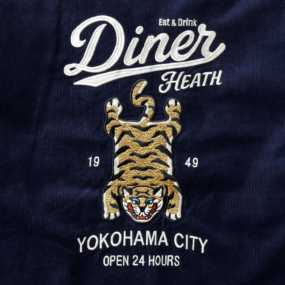 HEATH（ヒース）刺繍コーデュロイジャケット