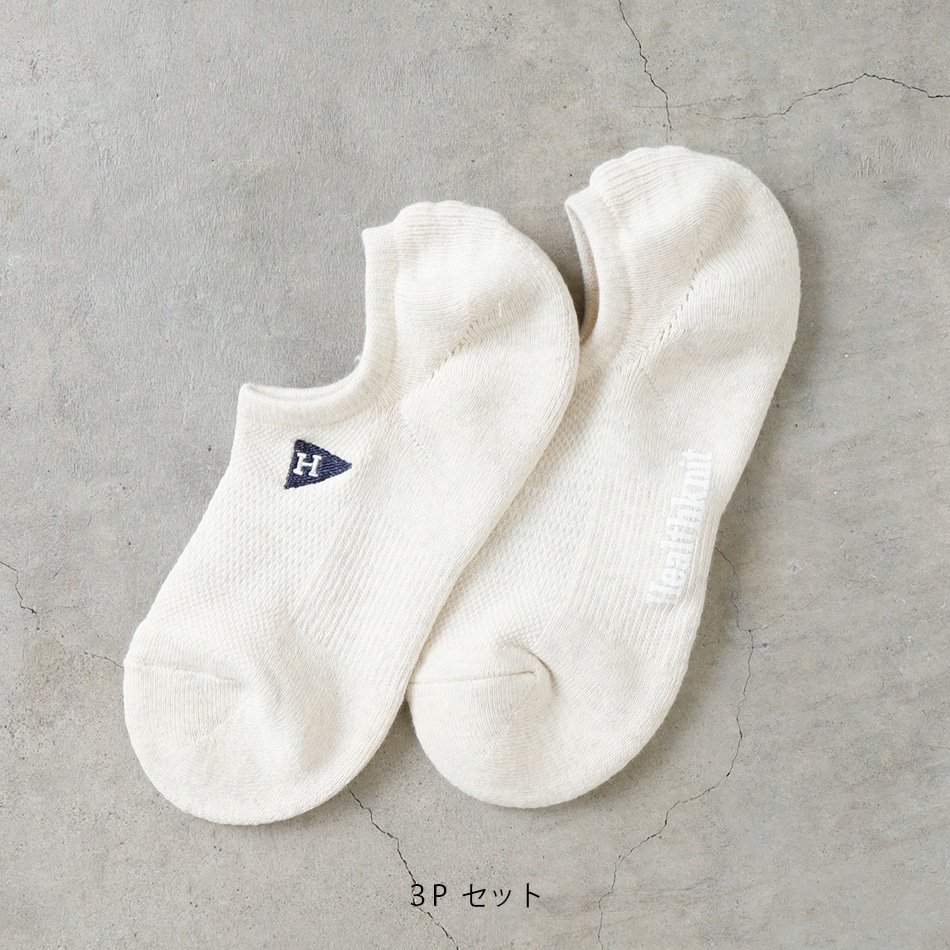 【HEALTHKNIT】PENNANT EMBROIDERY 3P SET SOX